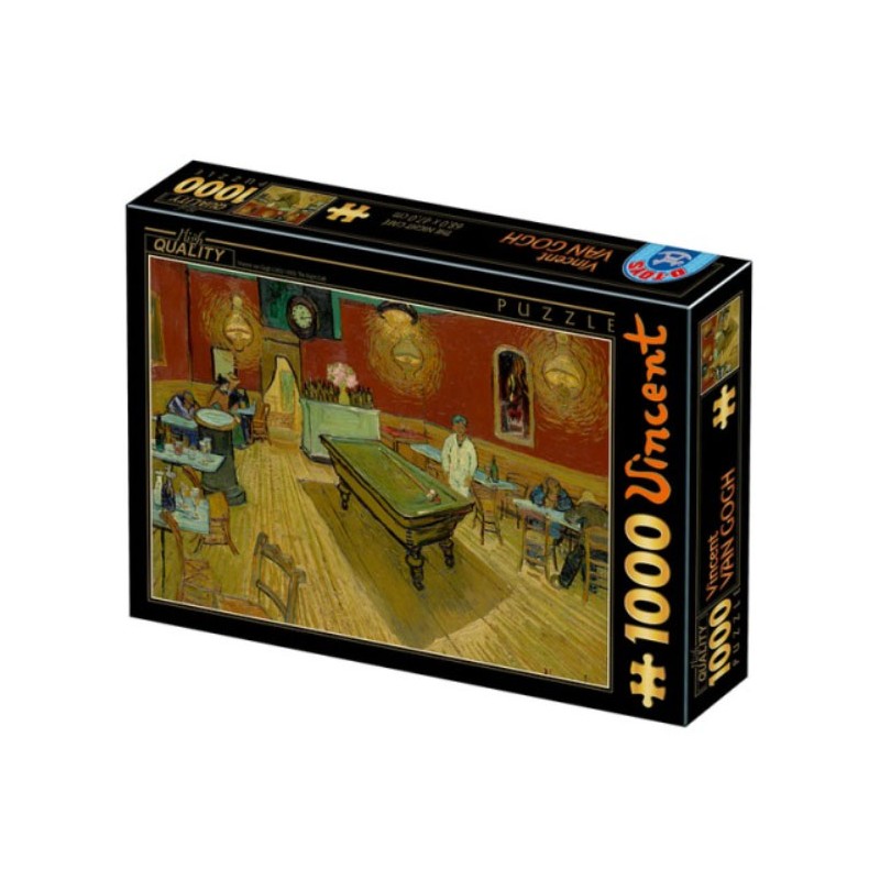 Puzzle 1000 pièces - Van Gogh Café Noir