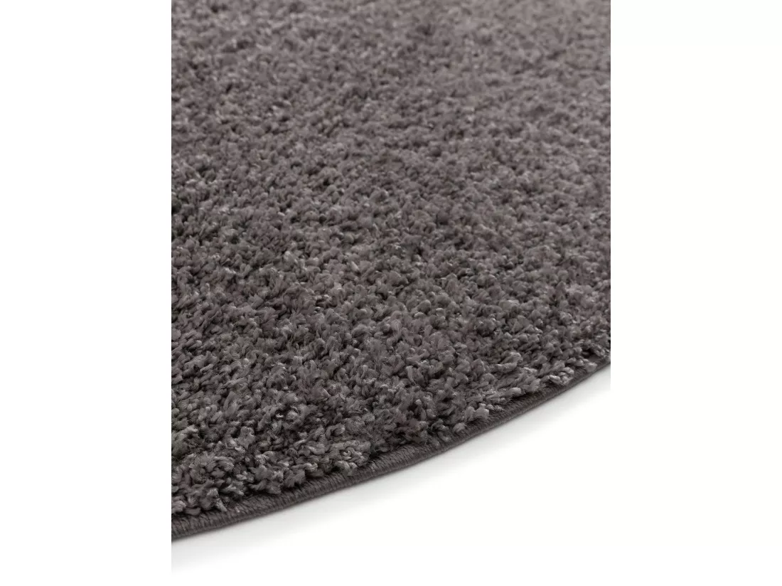 Tapis à poils longs Soho Gris ø 120 cm rond