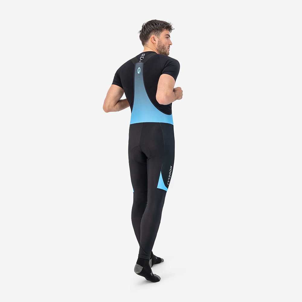 Rogelli Collant Fuse II Bibtights Sort/Blå