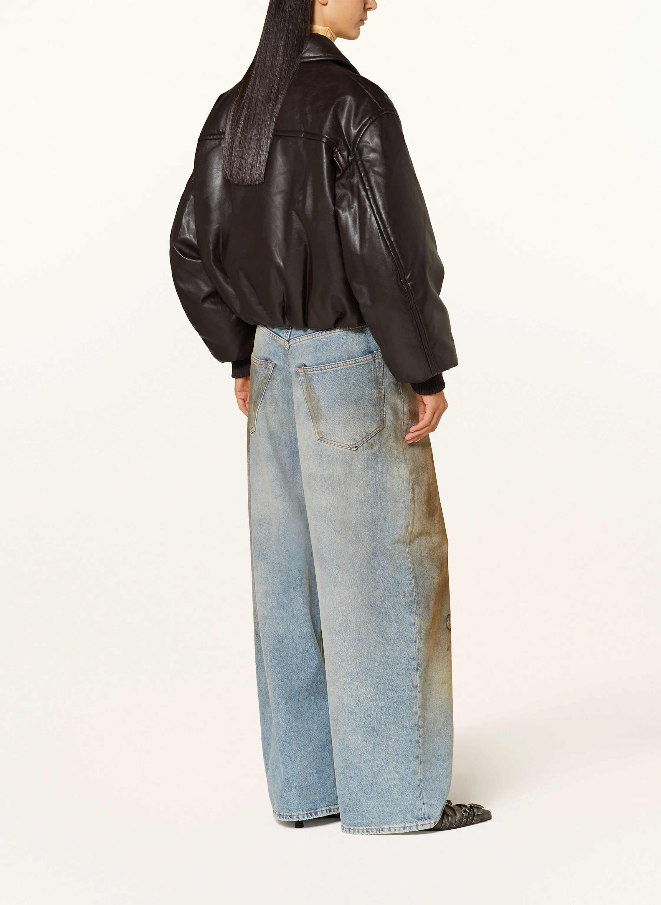 Acne Studios Jacke in Lederoptik