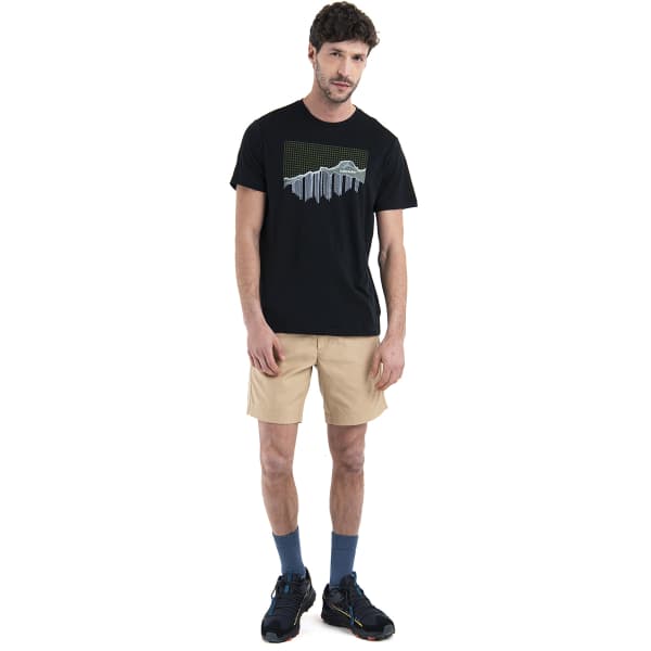 T-shirt randonnée ICEBREAKER M MERINO 150 TECH LITE III SS TEE BLACK