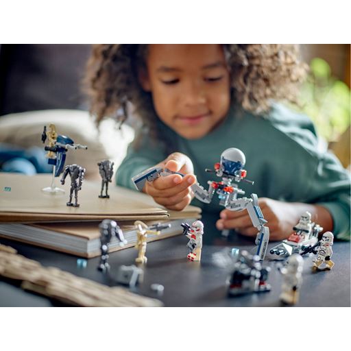 LEGO Star Wars Battle Pack Med Klonsoldater Og Kampdroider - 75372