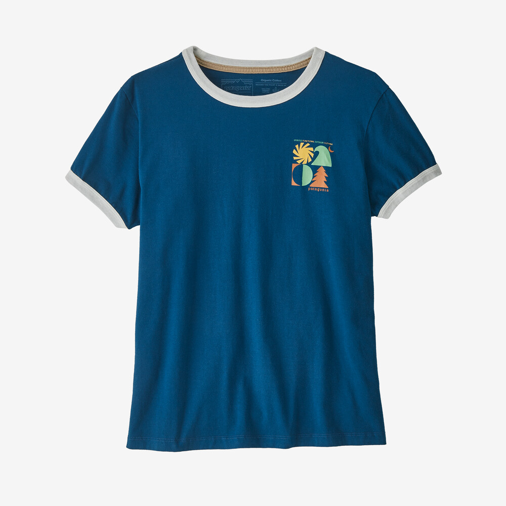 Spirited Seasons Bio-Ringer-T-Shirt für Damen