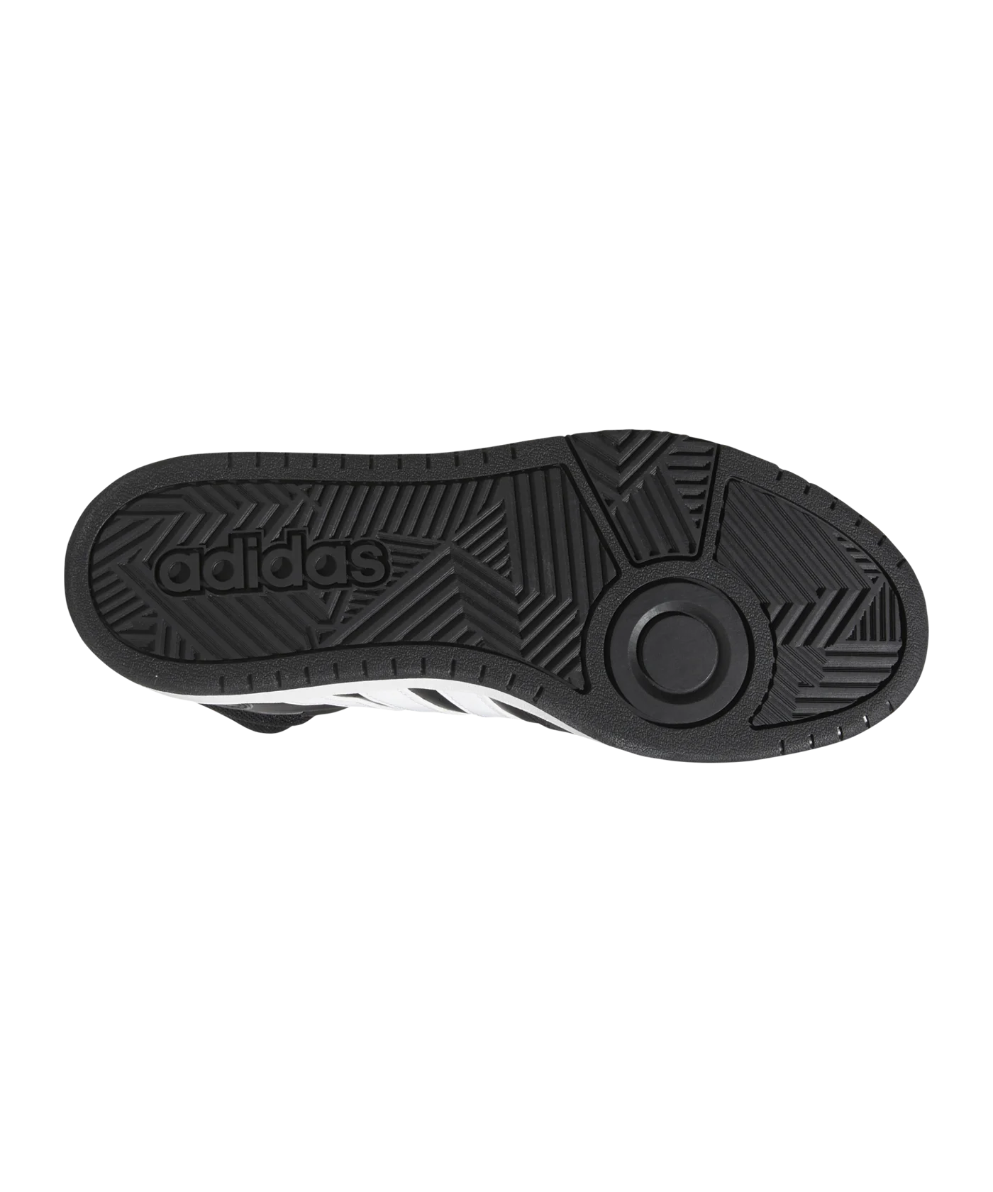 adidas Hoops 3.0 Mid Schwarz Weiss