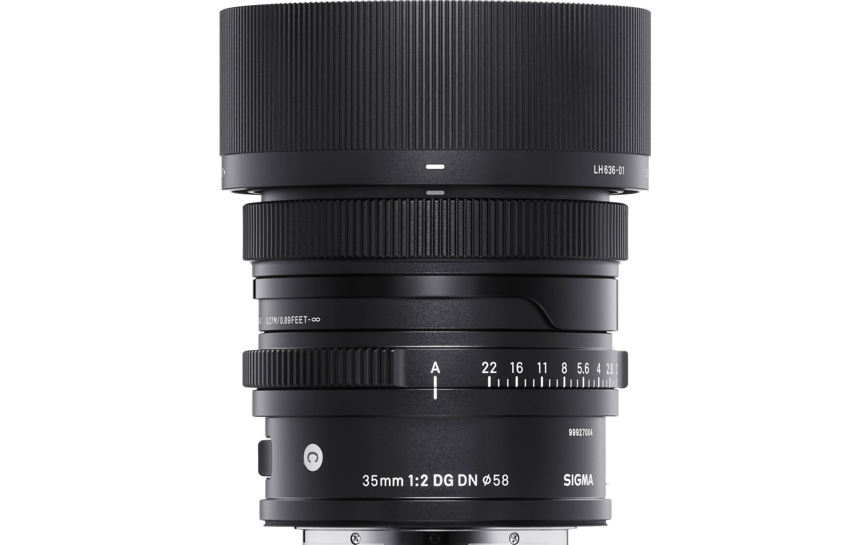 Festbrennweite 35mm F/2 DG DN Contemporary – L-Mount<br>Kompaktes Objektiv mit professioneller Leistung