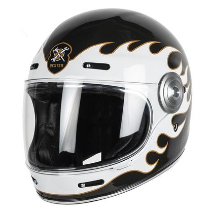 Casque Dexter TANNEN JUST RIDE OR DIE - Noir / Blanc
