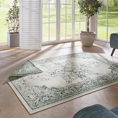 Dubbelzijdig Vloerkleed Borbon - Groen