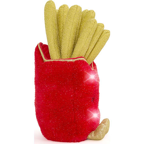 Fao Schwarz Pommes frites bamse m. lyd og lys