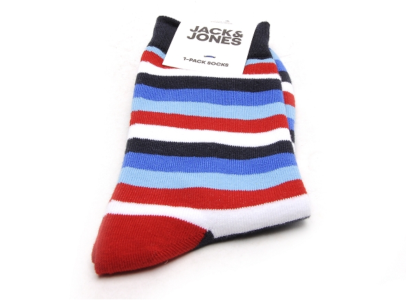 Jack and jones famille accessoires jacwide stripe sock bleu