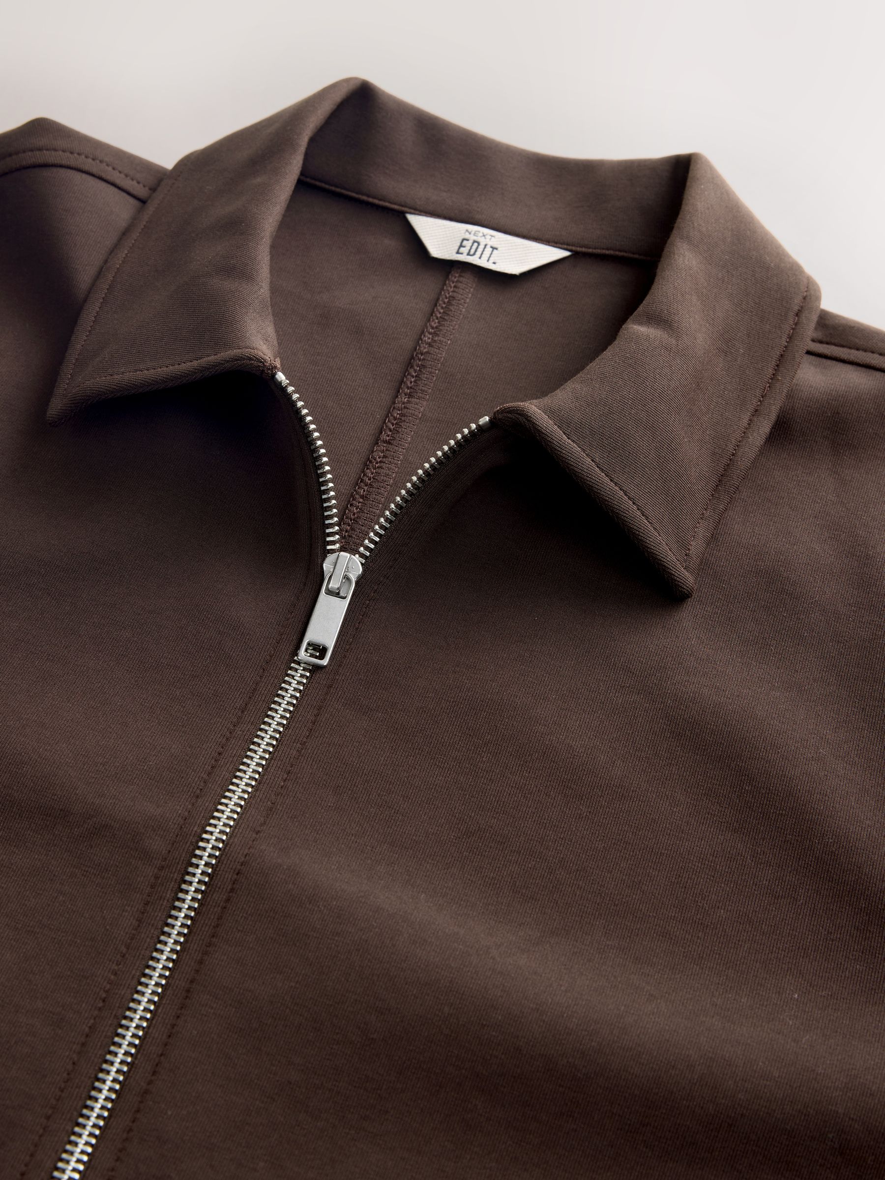 Chocoladebruin - EDIT Overshirt met lange mouwen