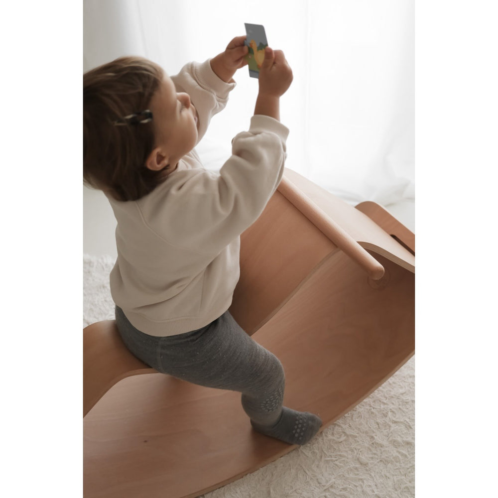 Køb Curve Lab Natural Rocking Horse