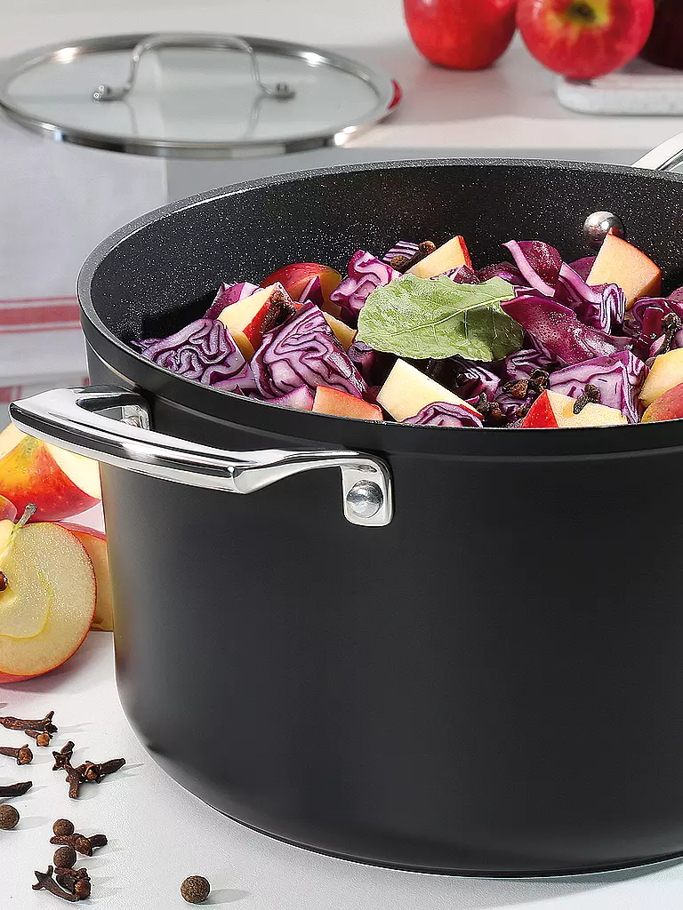 SPRING Kochtopf MERIDIAN Intense Pro 24cm / 5,8l Antihaft schwarz