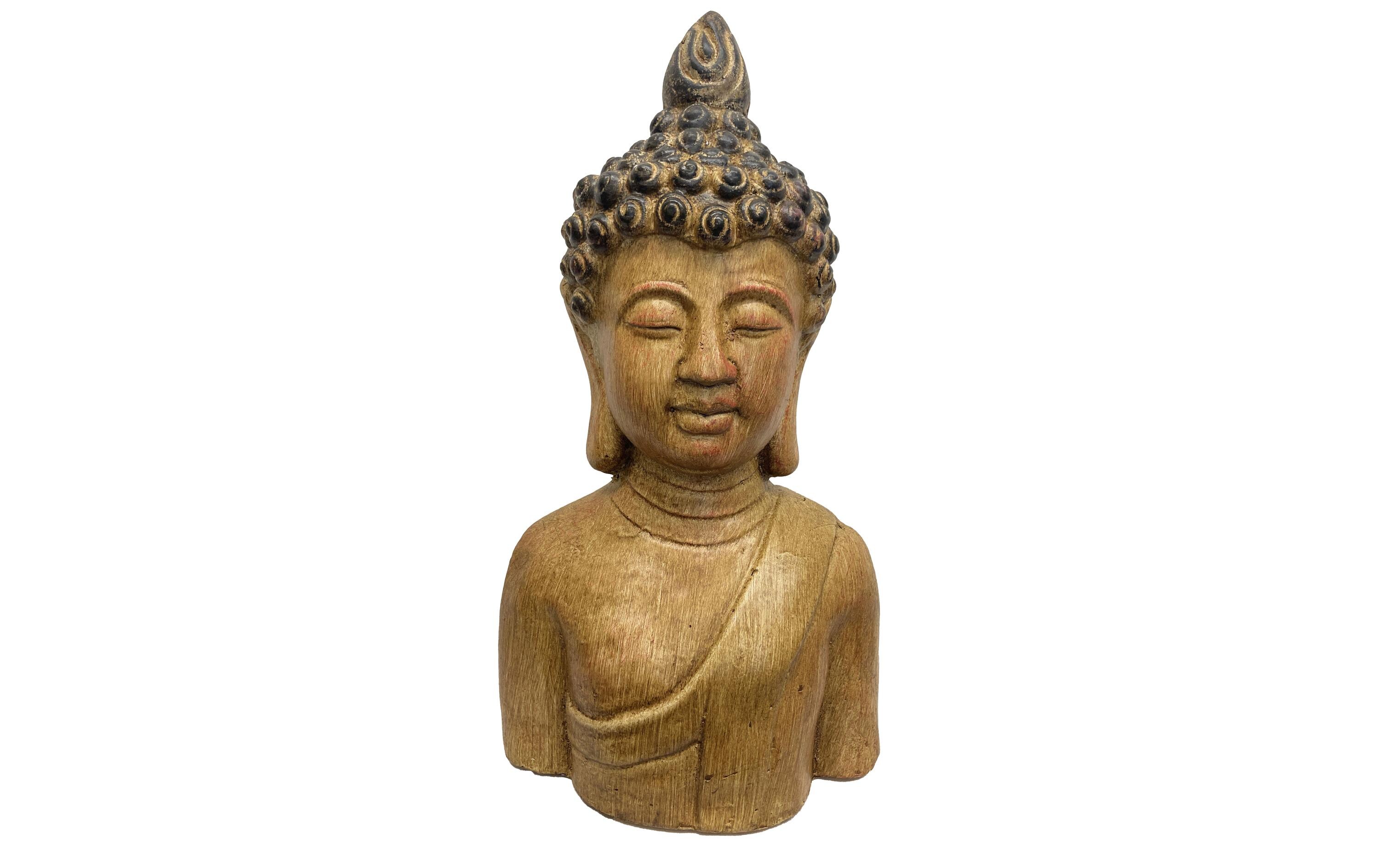 Dekofigur Buddha Büste 41.5 x 20.5 x 20 cmDeko Buddha
