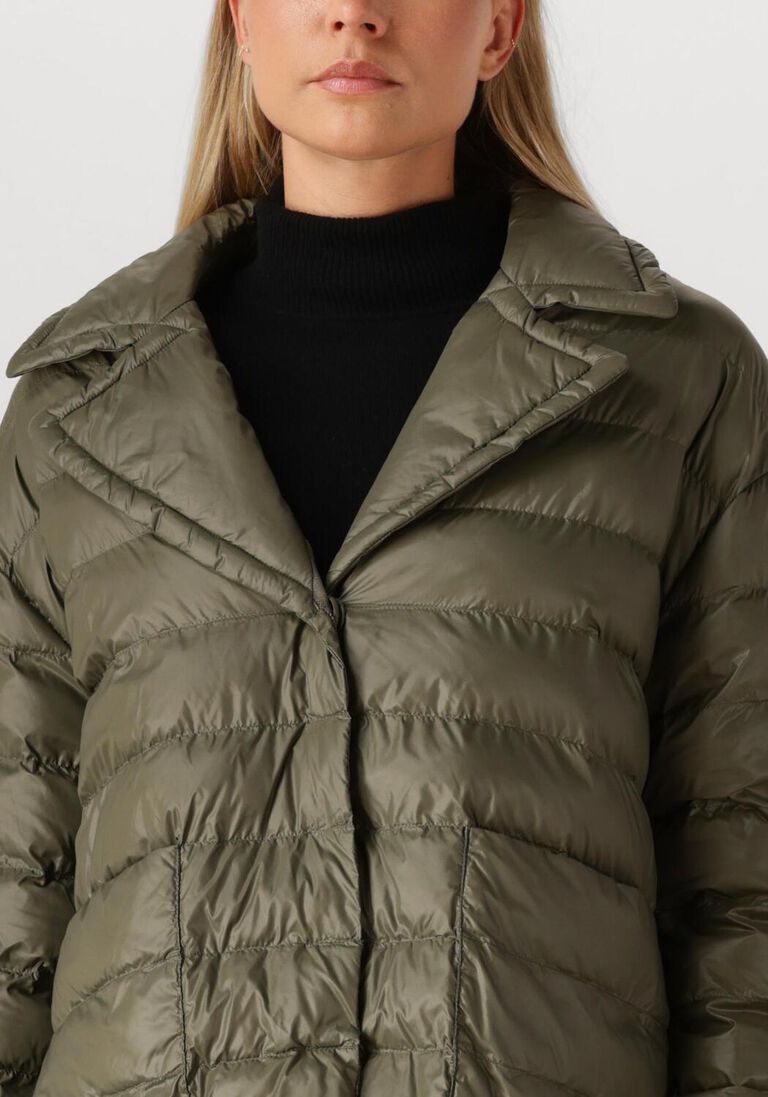 khaki luisa cerano gewatteerde jas 428511/4133