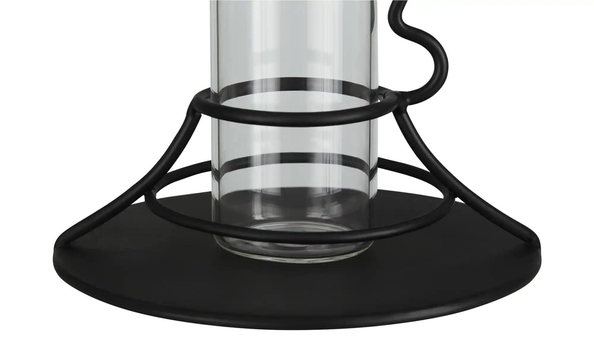 Vase im Metallständer