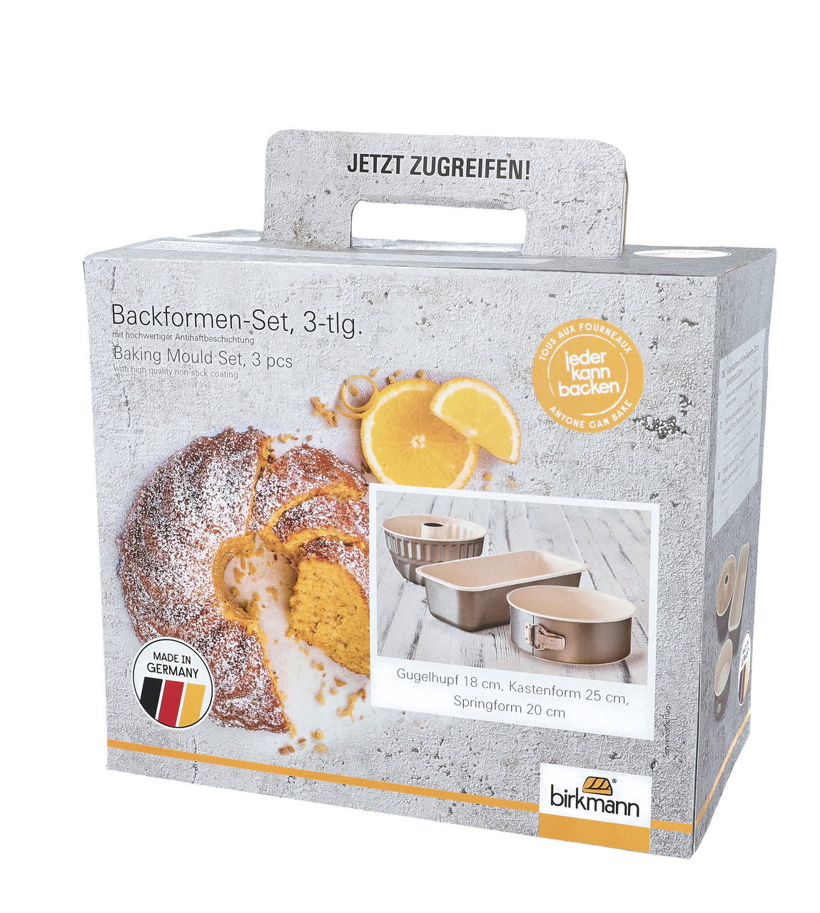Birkmann Backformen-Set 3-tlg.