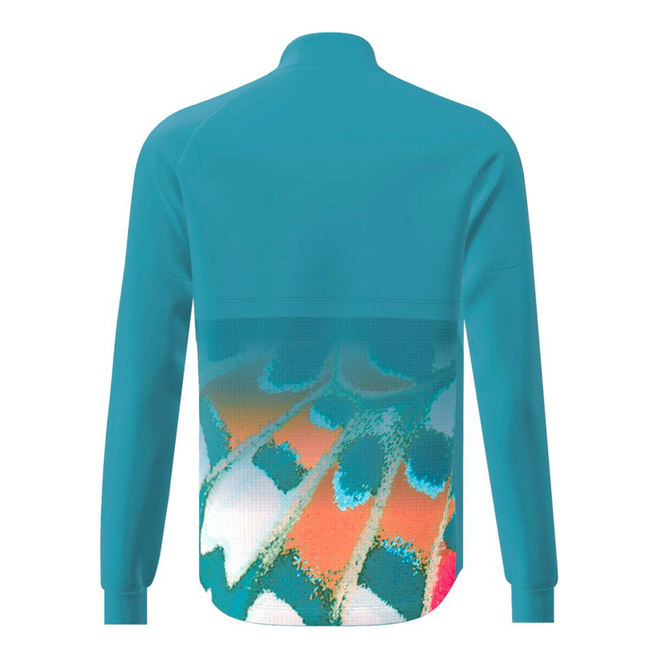 BIDI BADU Melbourne 2025 Printed Veste De Survêtement Hommes - Bleu Petrol