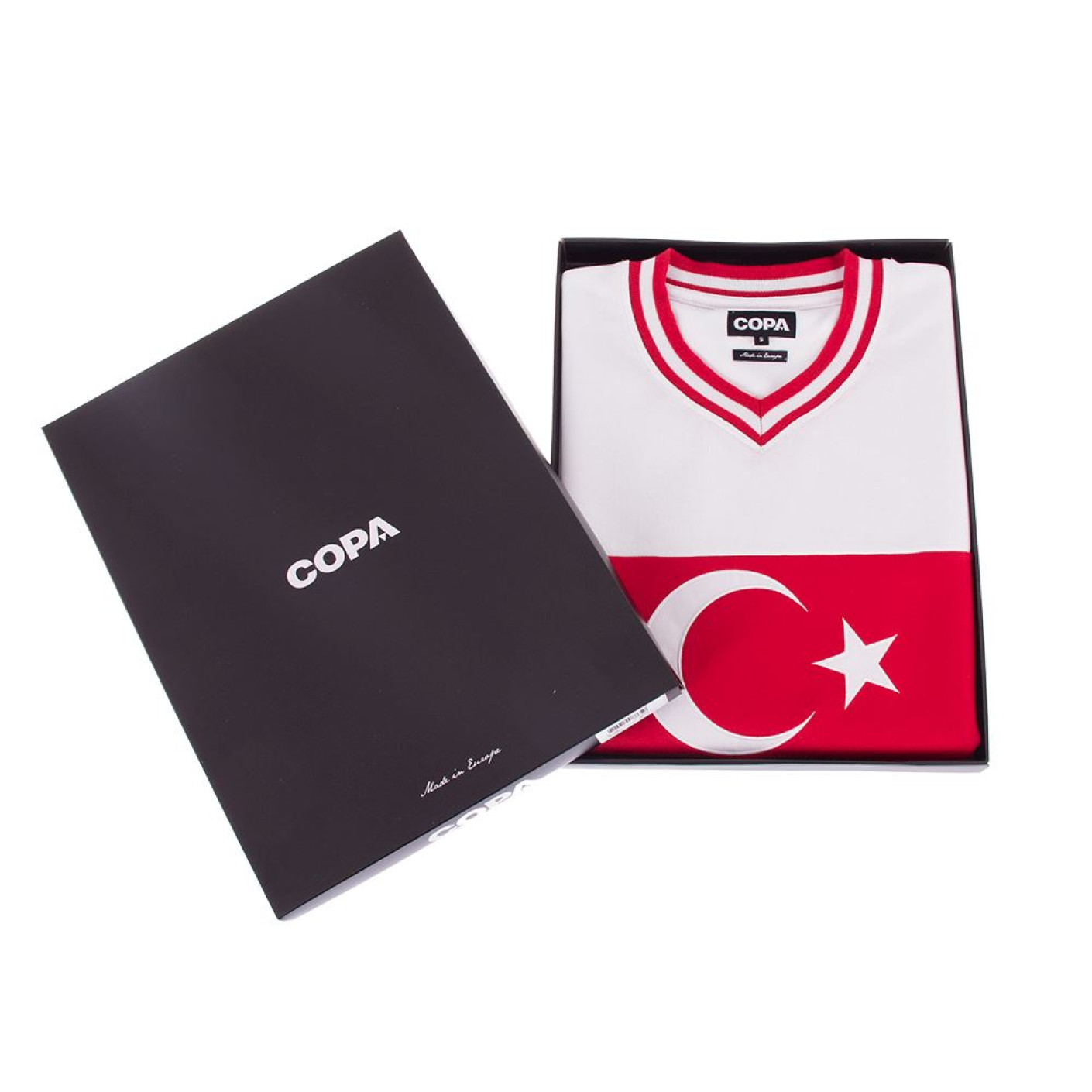 COPA Turkey 1979 Retro Voetbalshirt Wit Rood