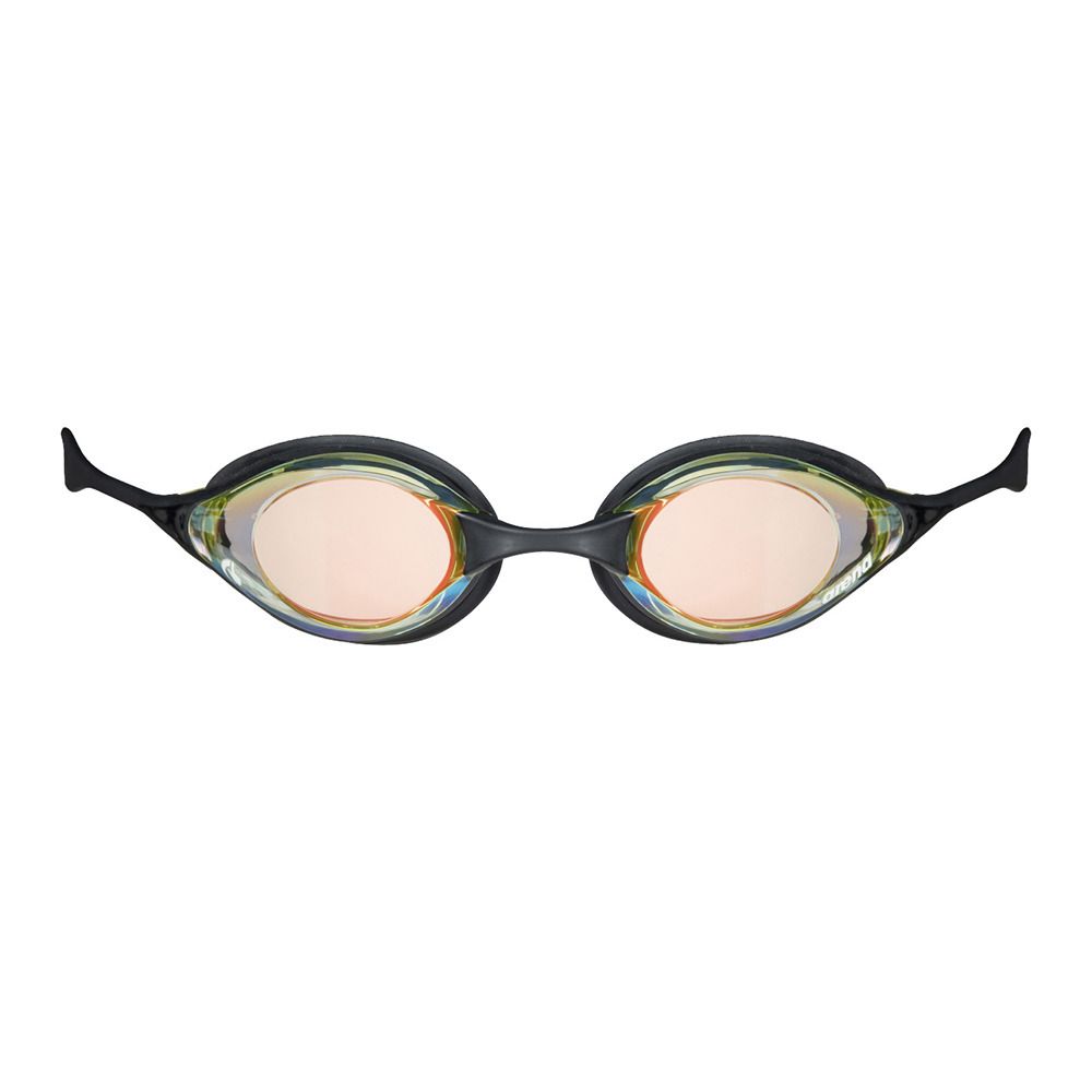 Arena COBRA SWIPE MIRROR - Lunettes de natation yellow copper/black