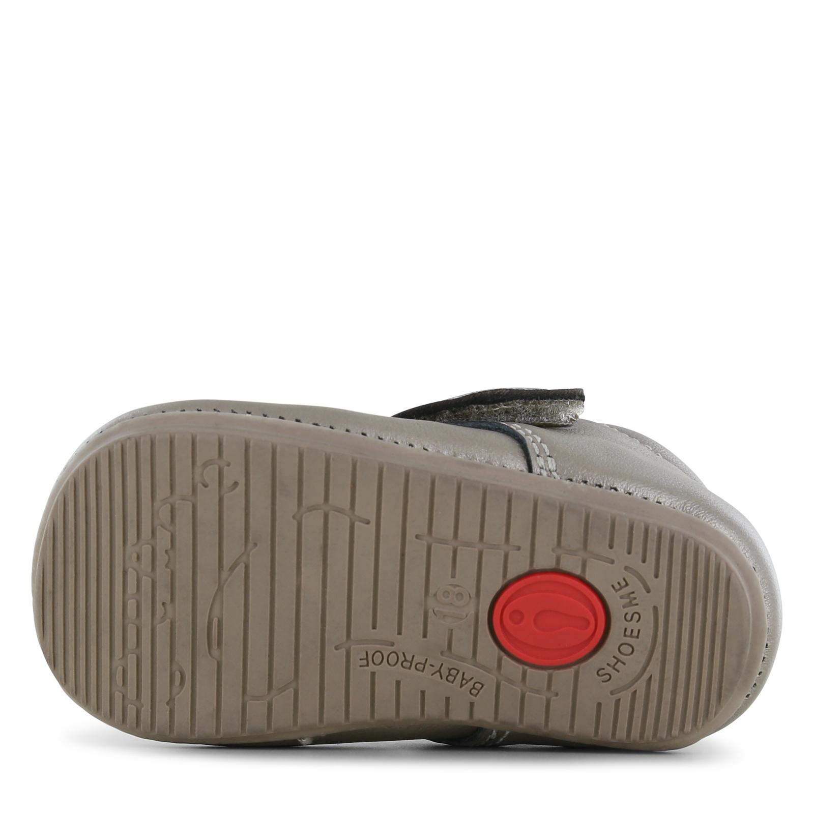 Shoesme champagne BABY-PROOF® schoentje Leer, Metallic | Meisjes schoenen