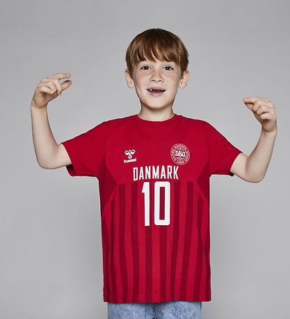 Hummel T-shirt - DBU - hmlCelebrate - R?d