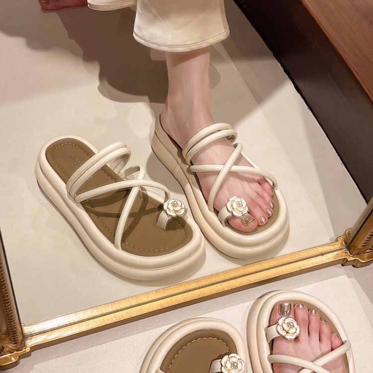 Anran - Teenlus- en bandjesplatform-sandalen