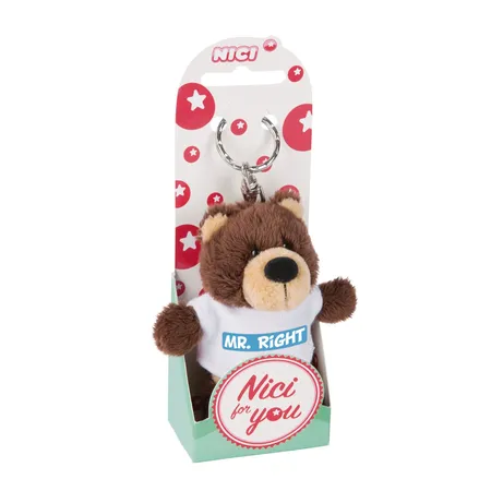 NICI Bär Mr Right 10cm Bb SA m. T-shirt