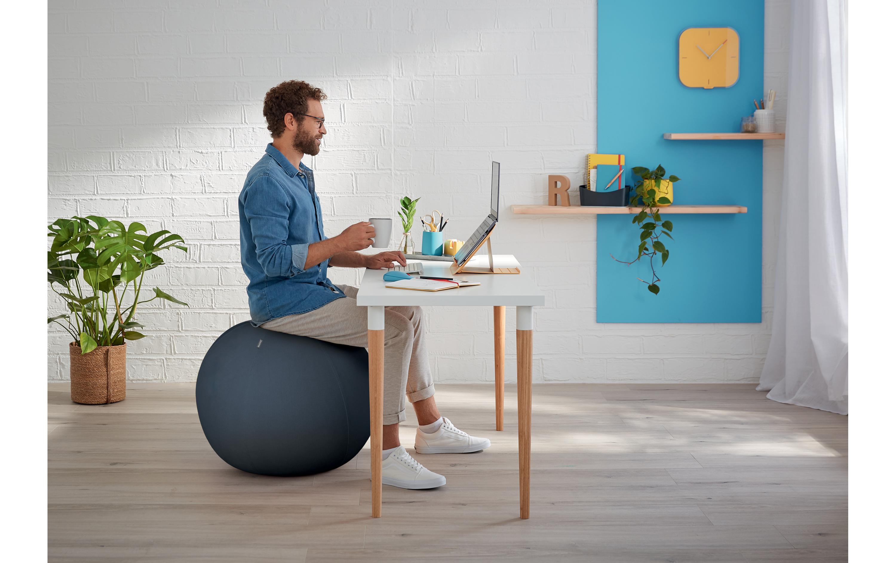 Sitzball Ergo Cosy Active GrauDer ergonomische Leitz Ergo Cosy Sitzball für aktives Sitzen
