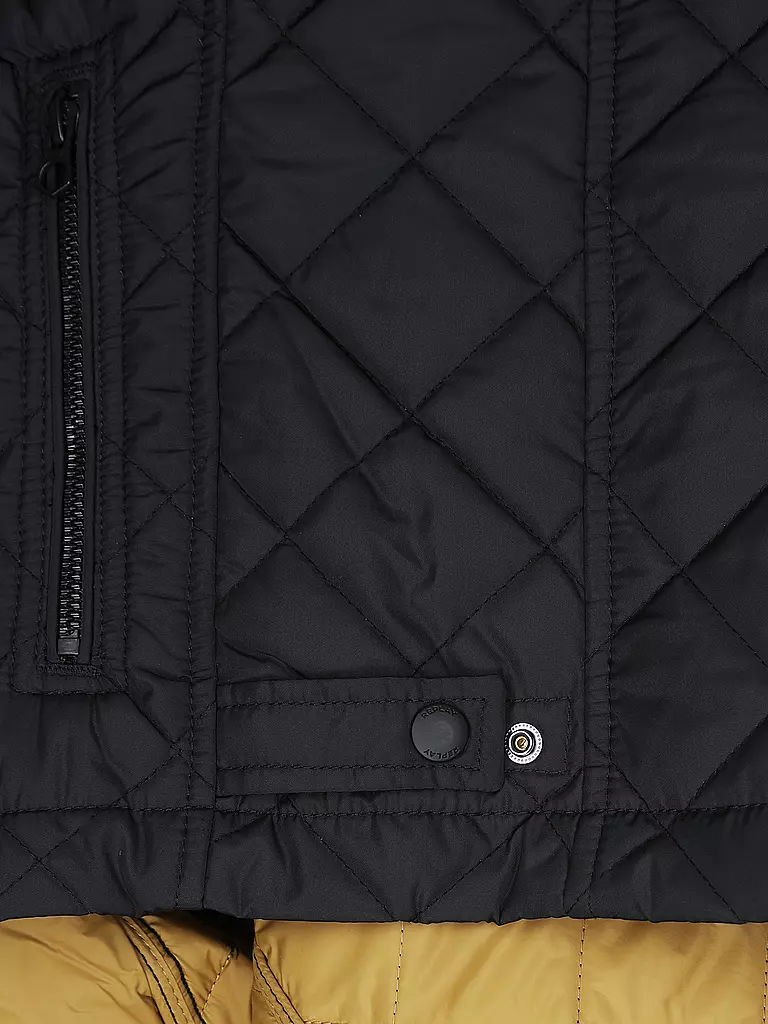 REPLAY Steppjacke blau