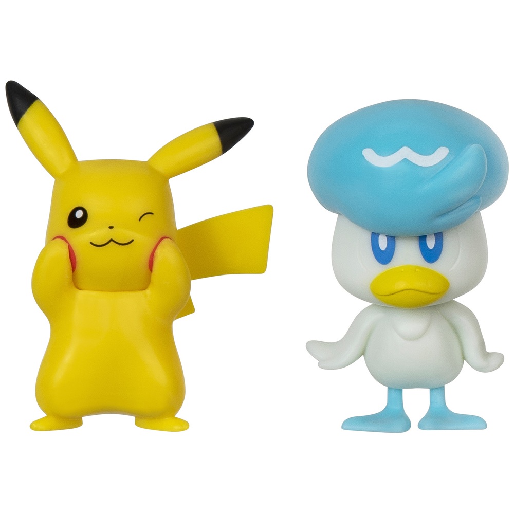 Pokémon 5 cm Kampffiguren 2er-Pack - Quaxly & Pikachu