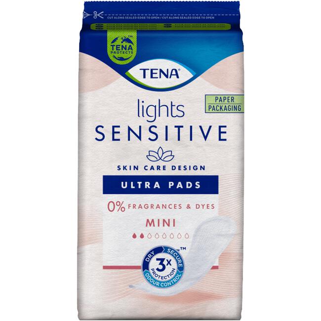 TENA Lights Sensitive Mini Verbanden 20 stuks
