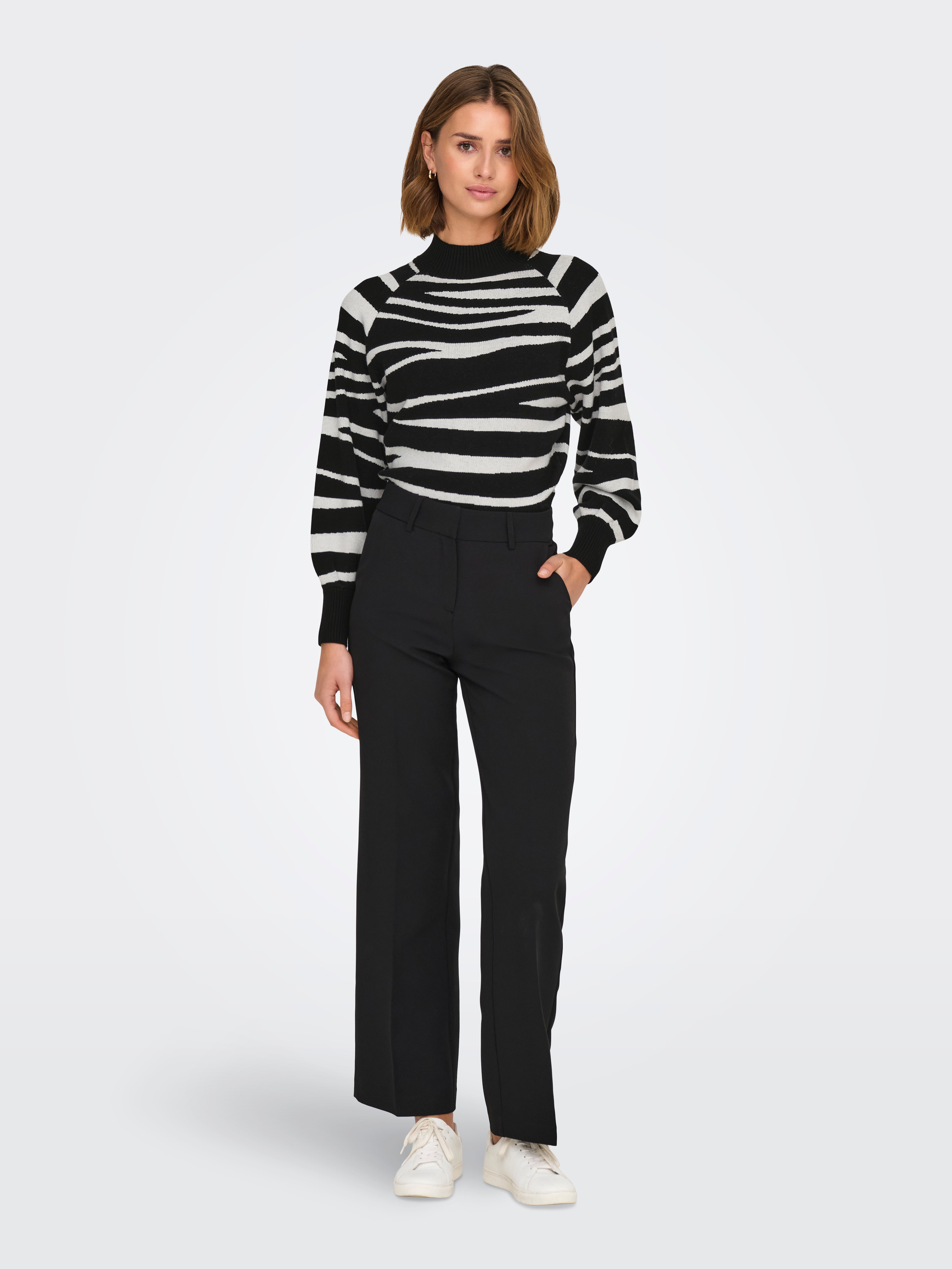 ONLFRIDA Strickpullover Black