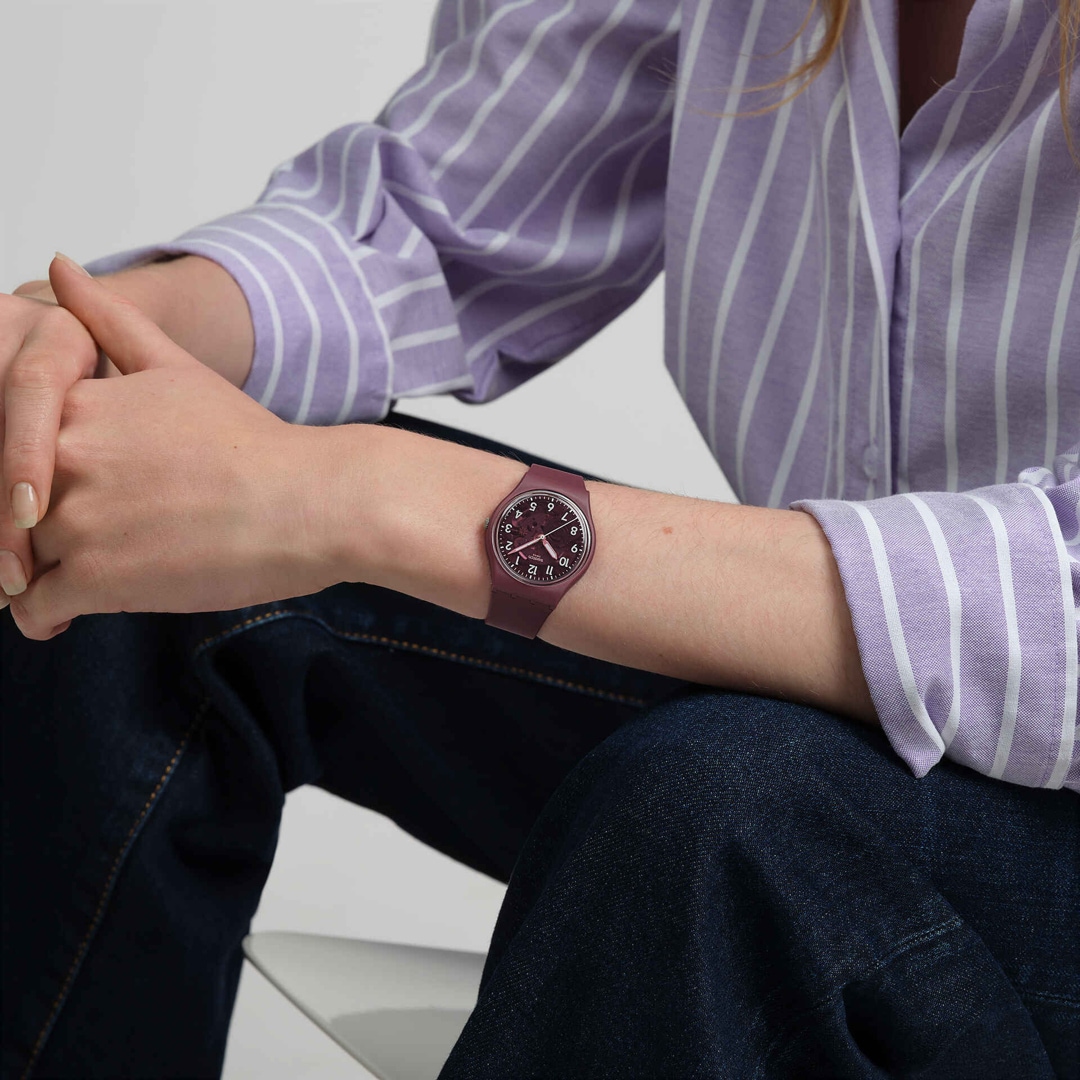 Swatch Original 34 Thru the Crown Glass