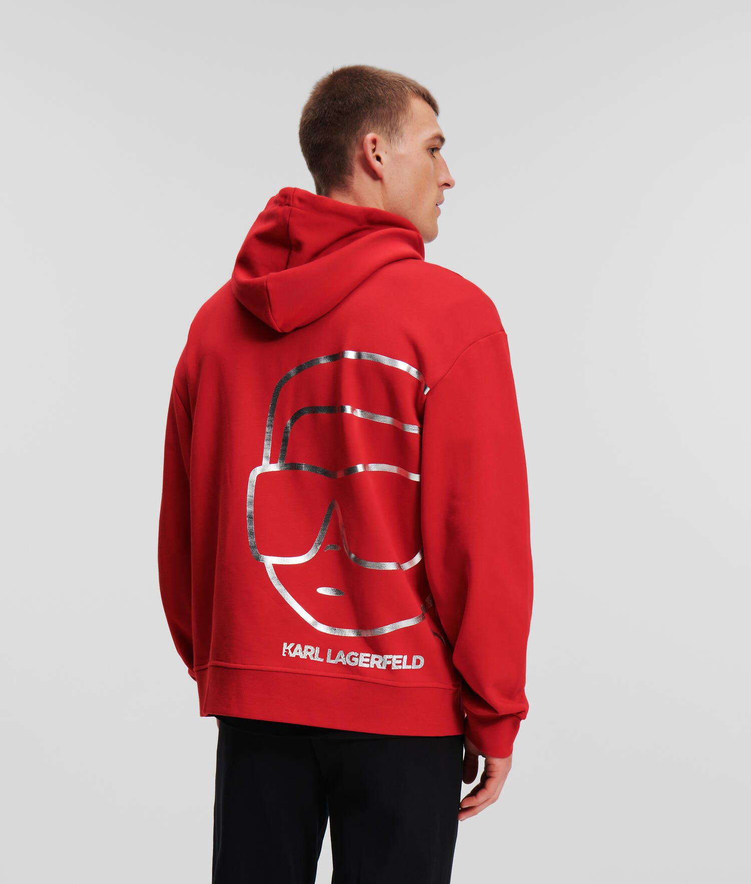 SWEAT À CAPUCHE MÉTALLISÉ K/IKONIK
