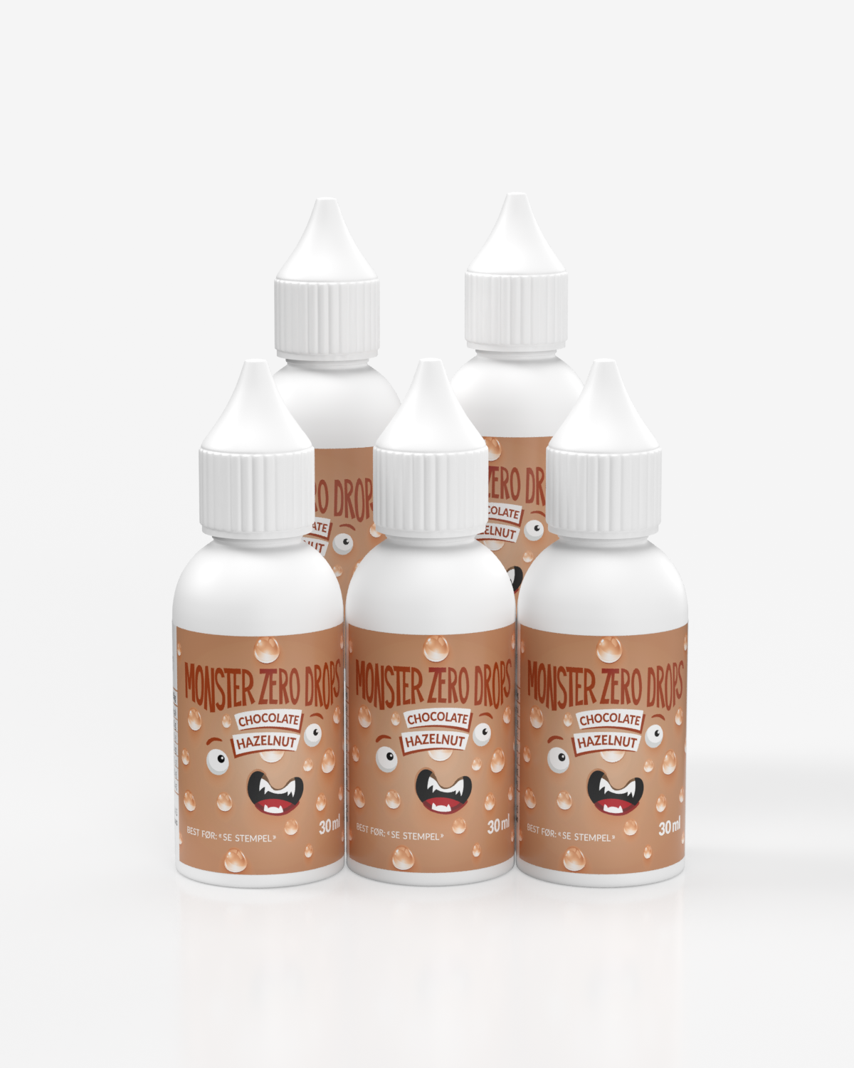 Monster Lavkarbo Zero Drops - Hazelnut Chocolate - FEMPAKNING