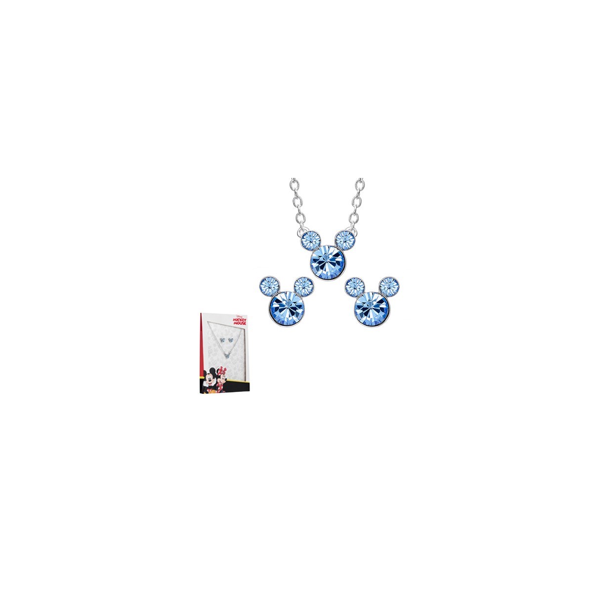 Parure collier et boucles d'oreilles Disney - Mickey