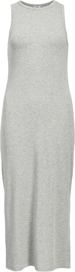 Object OBJJAMIE S/L LONG DRESS NOOS Light grey melange