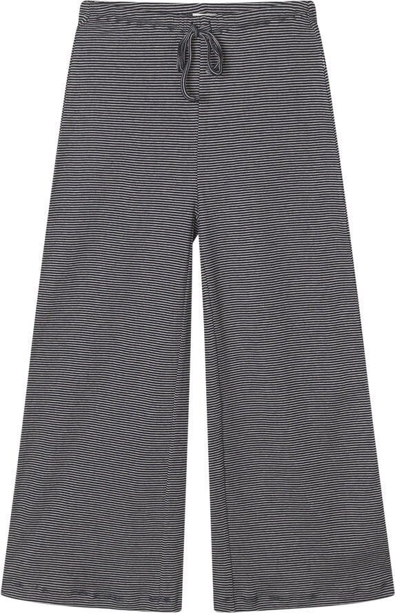 Mads Nørgaard - Copenhagen 2x2 Cotton Stripe Verona Pants Blå og hvid striber