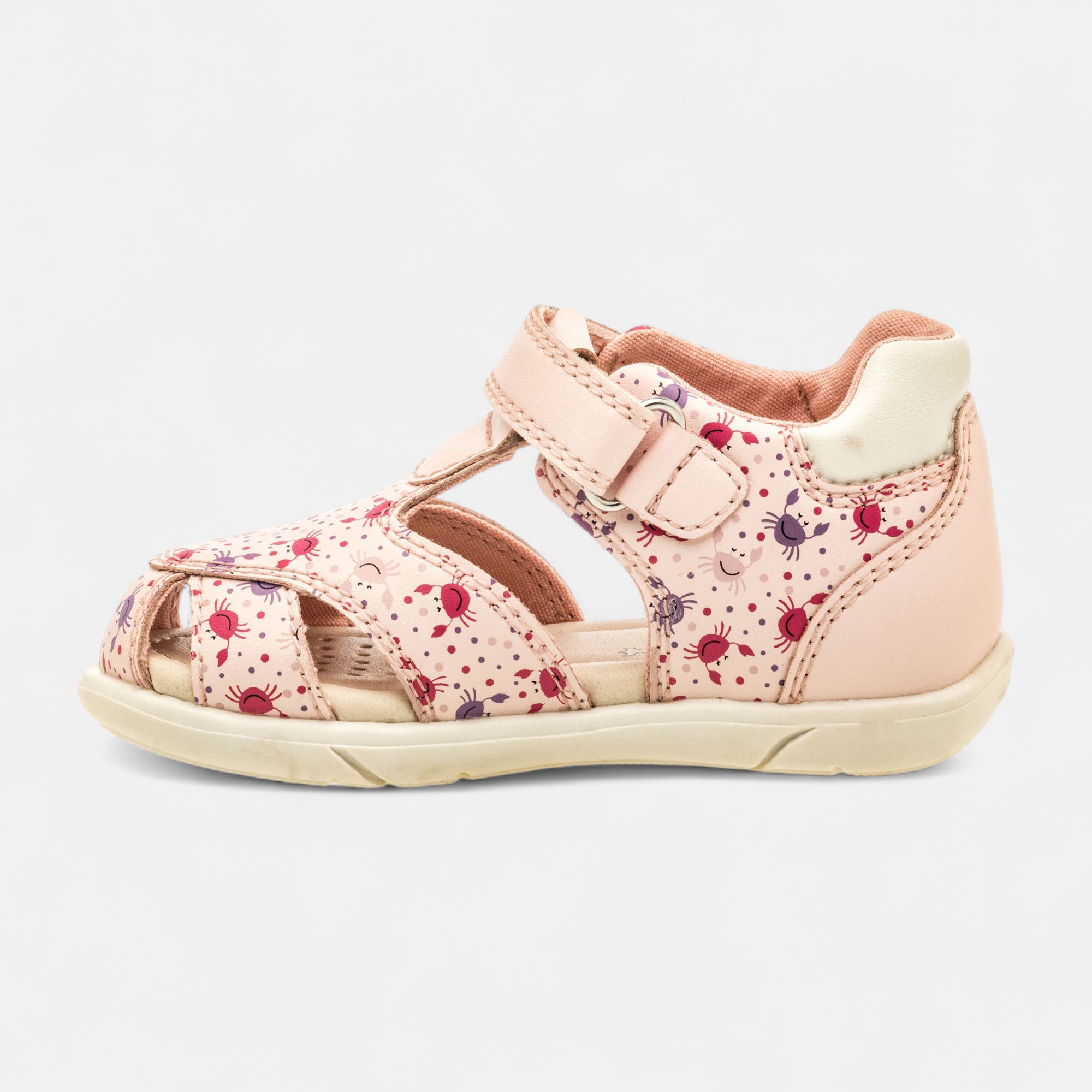 Nu-pieds Bébé fille rose