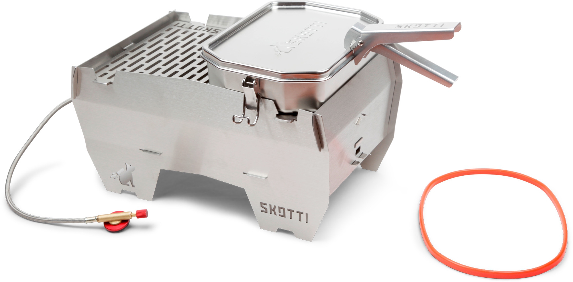 Skotti Multifunktionsbox Boks für Skotti Grill inklusive Hebezange 1 Liter