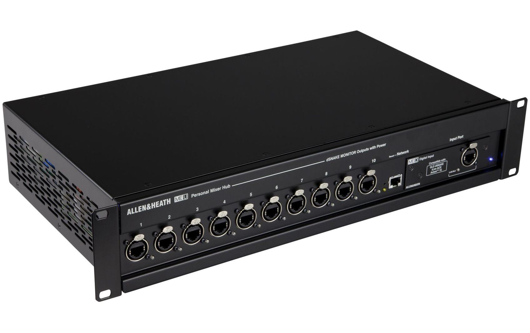ME-U<br>10-Port PoE Monitor Hub zum parallelen Anschluss