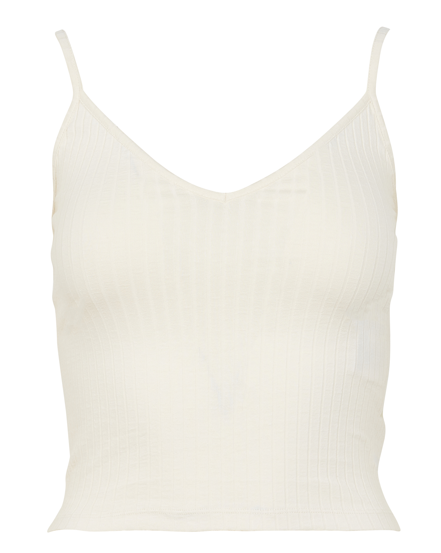 TARSA - Débardeur court en coton | Beige