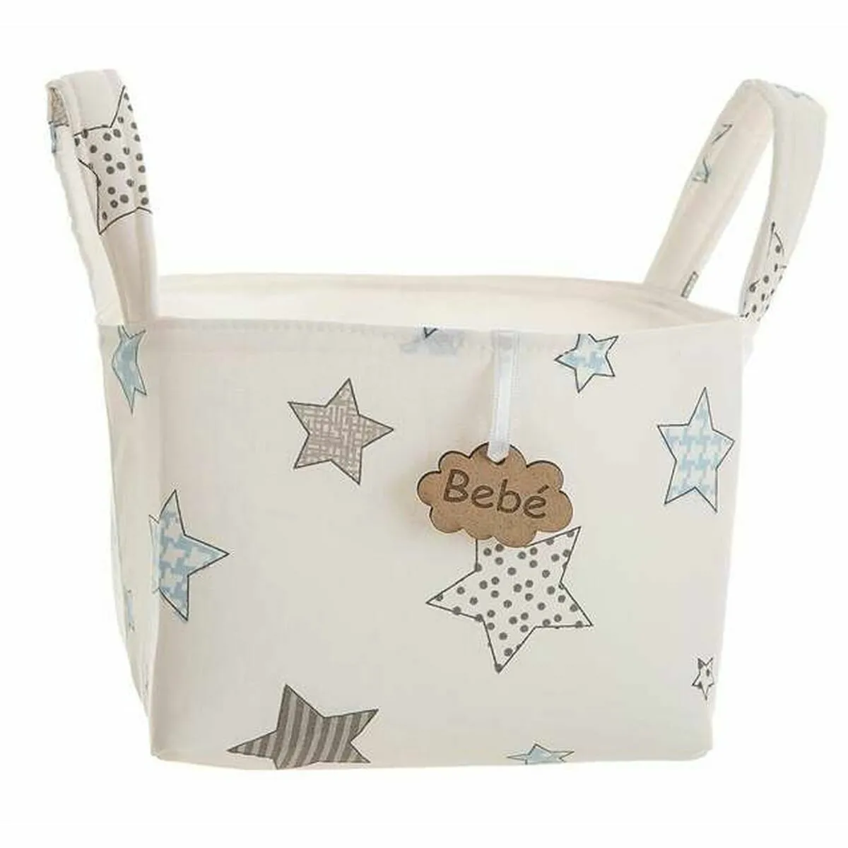 Panier imprimé étoiles BigBuy Kids