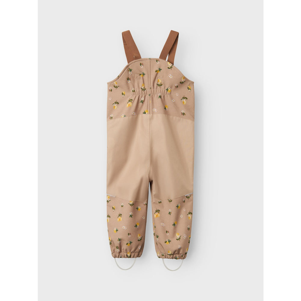 Køb Name It Light Taupe Lemons Alfa08 Softshell Bukser AOP Fo