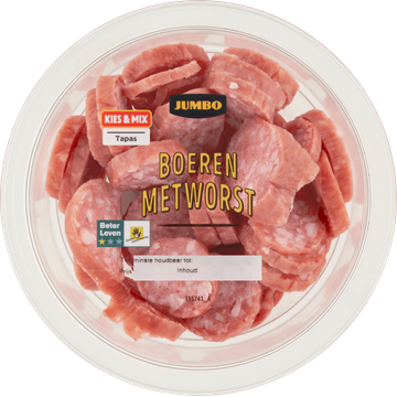 Jumbo Boerenmetworst 80 g