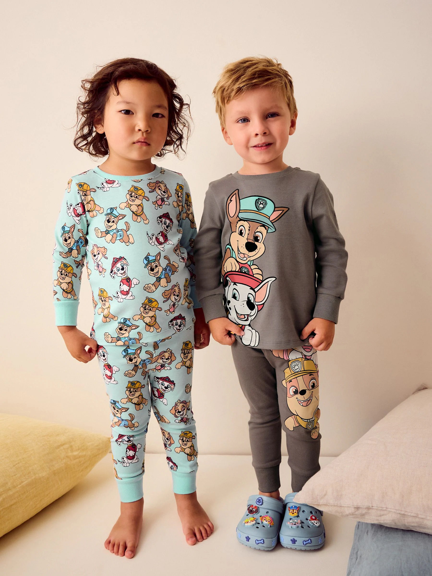 Blauw/grijs PAW Patrol - Verpakking van 2 knusse pyjama's (9mnd-9jr)