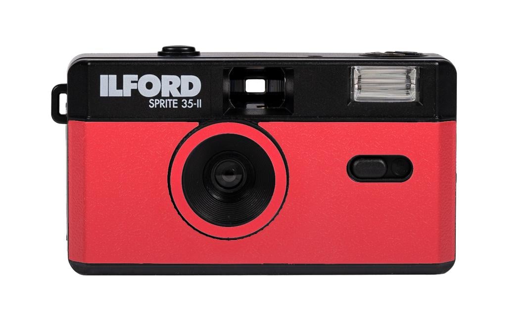Analogkamera Sprite 35-II Red & BlackKompaktkamera mit Blitz
