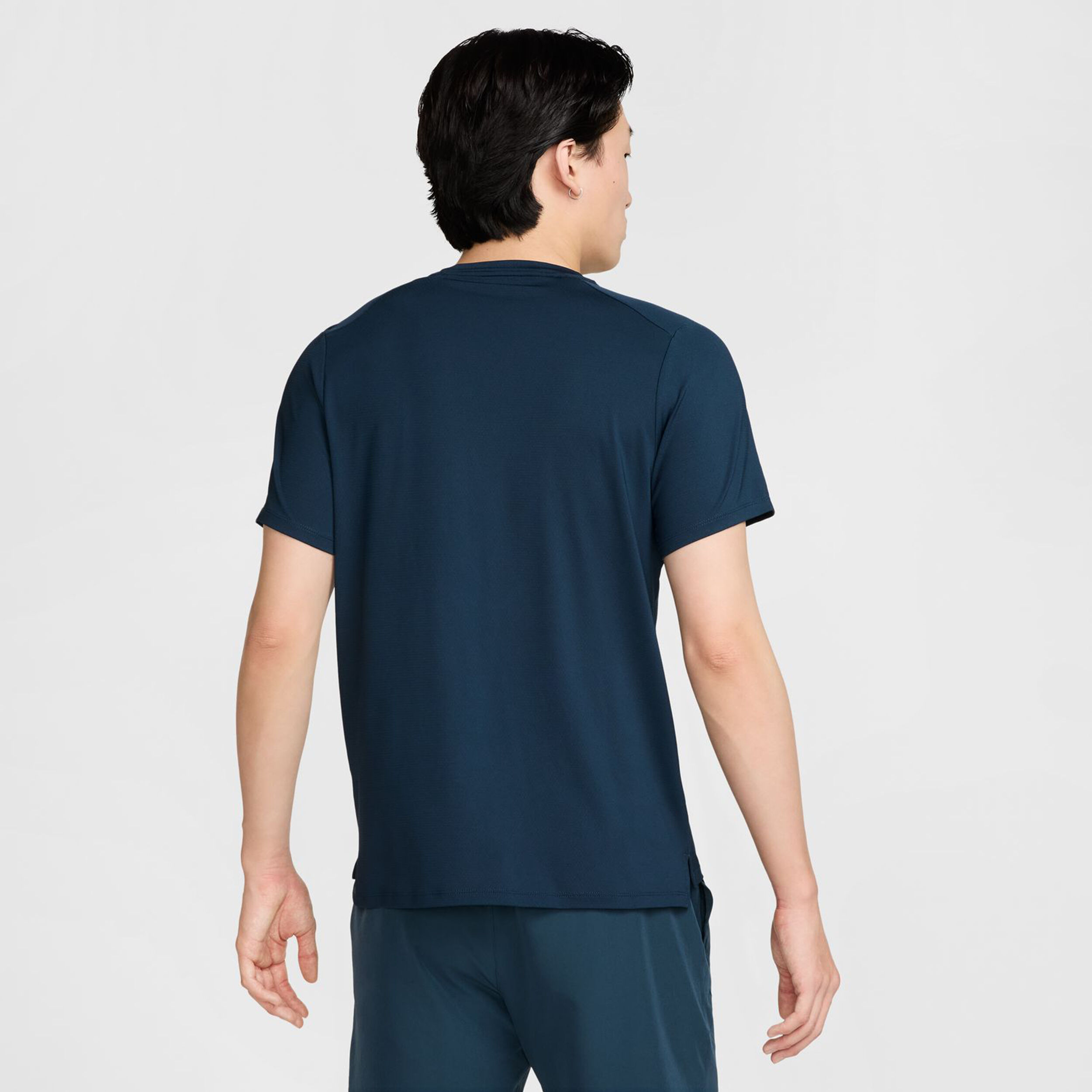 Nike Court Dri-Fit Advantage T-shirt Hommes - Bleu Foncé , Blanc