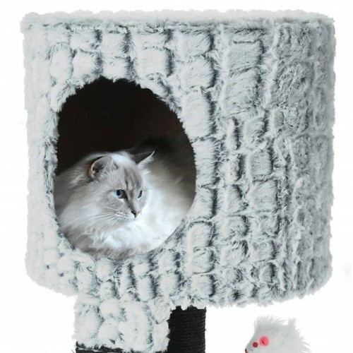 Poste arranhador cinza para gatos da Pets Collection