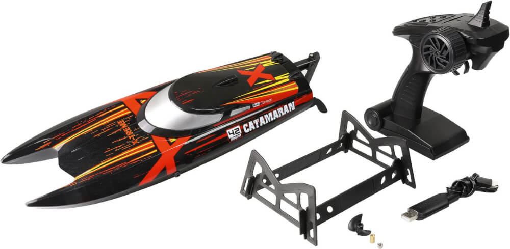 RC X-TREME Boat Catamaran, Revell Control Ferngesteuertes Boot